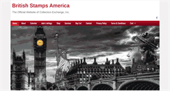 Desktop Screenshot of britishstampsamerica.com
